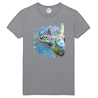 Colorful Sea Turtle Spirit of Serendipty Printed T-Shirt