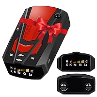 New Radar Detector for Cars with Voice Speed Prompt, 360 ° Detection，Vehicle Speed Alarm System, Led Display,City/Highway Mode, Gifts for Husbands,Boyfriends