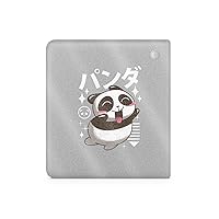 Glossy Glitter Tablet Skin Compatible with Kobo Libra 2 (2023) - Panda Kawaii - Premium 3M Vinyl Protective Wrap Decal Cover - Easy to Apply | Crafted in The USA by MightySkins