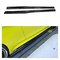 Carbon Fiber Side Skirts Splitters Cupwings Winglets Canards Apron Body Kit Compatible with BMW M3 M4 F80 F82 F83 2014-2020 (Color : PSM Carbon Fiber)