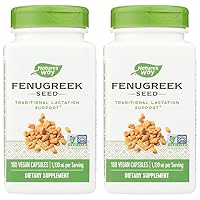 Nature's Way Fenugreek Seed, 180 CT (Pack of 2)