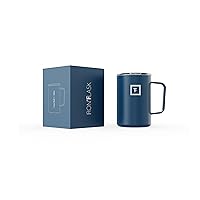 IRON °FLASK Low Ball 16 oz Insulated Tumbler w/Handle & Flip Lid - Portable Travel Mug for Hot & Cold Drink - Leak-Proof, Double Walled - Water, Coffee - Mothers Day Gifts - Twilight Blue