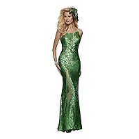 Strapless Sequin Fitted Prom Gown 2152