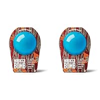 DA BOMB Bath Morocco Bath Bomb, 7oz, New Blue Color! (Pack of 2)