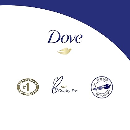 Dove Beauty Bar Gentle Skin Cleanser Moisturizing for Gentle Soft Skin Care Original Made With 1/4 Moisturizing Cream 3.75 oz, 6 Bars