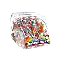 Pipedream Rainbow Pecker Pops Fishbowl, 72 Count