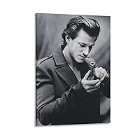 MOJDI Black And White Poster Gaspard Ulliel Poster 5(1) Canvas Painting Posters And Prints Wall Art Pictures for Living Room Bedroom Decor 24x36inch(60x90cm) Frame-style