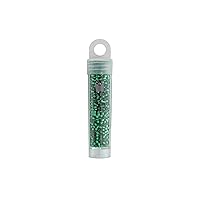 Miyuki Delica 11/0 - Emerald Silver Lined-Dyed DB0605-5.2gms Vial of Japanese Glass Beads