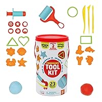 Chuckle & Roar - Compound Tool Kit - Easy to Hold Tools for Sculpting - Must Have for Arts and Crafts - Ages 3 and up, Medium