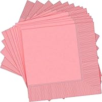 Vibrant New Pink 2-Ply Luncheon Napkins - 6.5