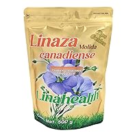 Linahealth Canadian Ground Flax Seed Type Golden 500g