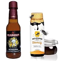 Meliponini Stingless Bee Honey 250ML with Traboost Sumbawa West Nusa Tenggara Indonesia Rainforest Honey 350ML