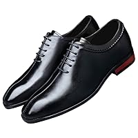 Mens Lace Up Dress Shoes Italy Prince Classic Modern Formal Leather Men Wholecut Oxford Shoes