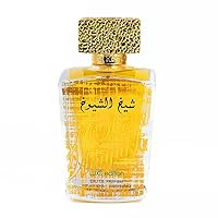 Lattafa Sheikh Al Shuyukh Luxe Edition Eau de Parfum Spray for Unisex, 3.4 Ounce