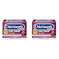 Chloraseptic Max Strength Sore Throat Lozenges, Wild Berries, 15 Count, 2 Pack