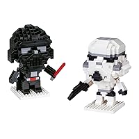 Inc. - Set of 2 Stormtrooper, Darth Vader Educational DIY Model Mini Building Blocks