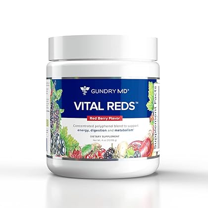 Gundry MD Vital Reds Concentrated Polyphenol Blend Dietary Supplement 4 oz (112.95g)