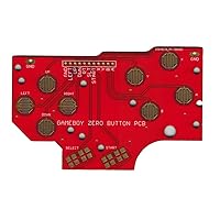 4 Button PCB For Gameboy DMG-01DIY Pi Zero Made In USA With Grounds and Hole Guide BY:Atomic Market