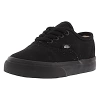 Vans Kids' Authentic Core Skate Shoe Black/Black 4