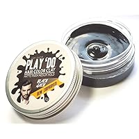 Play 'Do Temporary Hair Color, Hair Wax, Hair Clay, Mens Grooming, Pomade, Black hair dye(1.8 ounces)