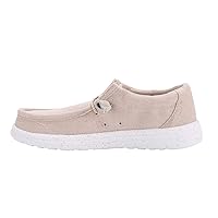 Lamo Women's Paula Lightweight Water-Resistant Canvas Slip-On Casual Shoes with Hyper-Cushion Footbed