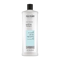 Nioxin Scalp Recovery Purifying Shampoo - Shampoo for Dandruff and Itchy Scalp, 33.8 fl oz (Packaging May Vary)