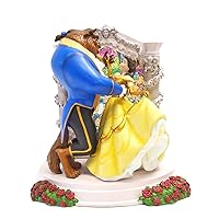 Enesco Disney Showcase Beauty and The Beast Belle Dancing Lit Figurine, 9 Inch, Multicolor