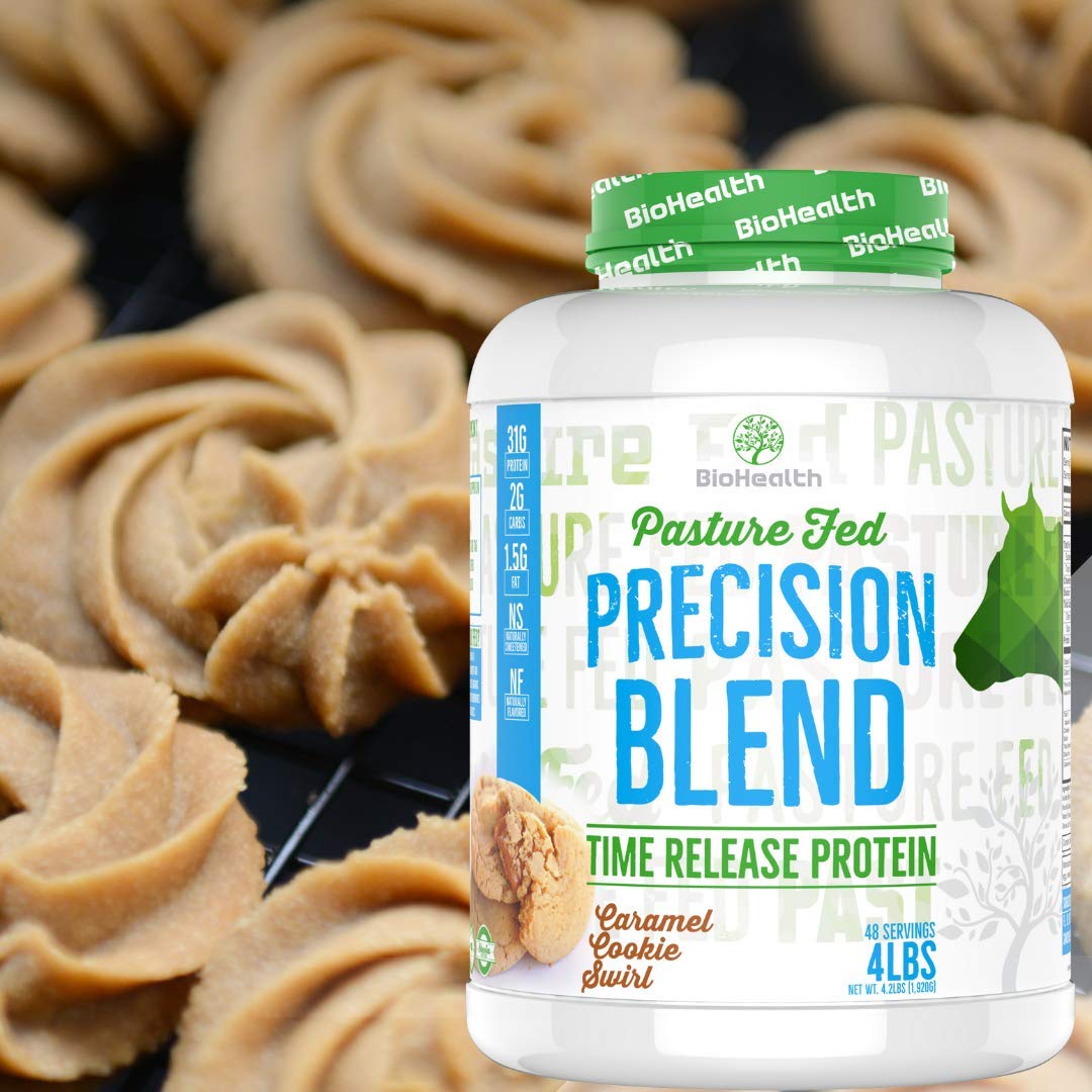 Precision Blend Caramel Cookie Swirl (2 lb) Whey Protein | Time Release Protein Blend