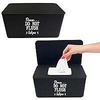 2 Pack Baby Wipes Dispenser for Bathroom Wipes Holder Container Wipes Box Set
