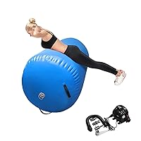Air Tumbling Mat Tumble Track With Electric Pump，Inflatable Gymnastics Barrel Roller for Home Use,Gym Training,Cheer leading,Yoga