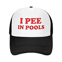 Unisex I Pee in Pools Hat Baseball Cap Snapback Hats Adjustable Cap