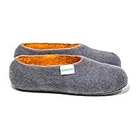 Cozy Felted Merino Wool Handmade Home Slippers. Natural Warm Soft and Comfy For all seasons.