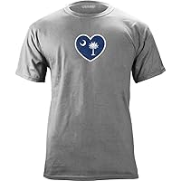 Original South Carolina State Flag Heart T-Shirt