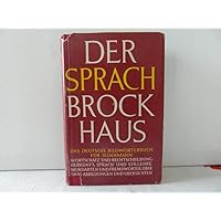 Der Sprach-Brockhaus: Deutsches Bildwörterbuch von A-Z (German Edition) Der Sprach-Brockhaus: Deutsches Bildwörterbuch von A-Z (German Edition) Hardcover