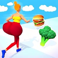 Twerk Body Race Big Butts Girl Running games - Fat 2 fit body Weight loss Doll Challenge