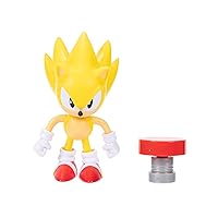 Sonic the Hedgehog 4-inch Super Sonic Action Figure with Red Spring Accessory. Ages 3+ (Officially licensed by Sega)