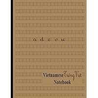 Vietnamese Notebook: Blank Lined Pages and Traditional Stylish Designs for Free Writing Vietnam Language