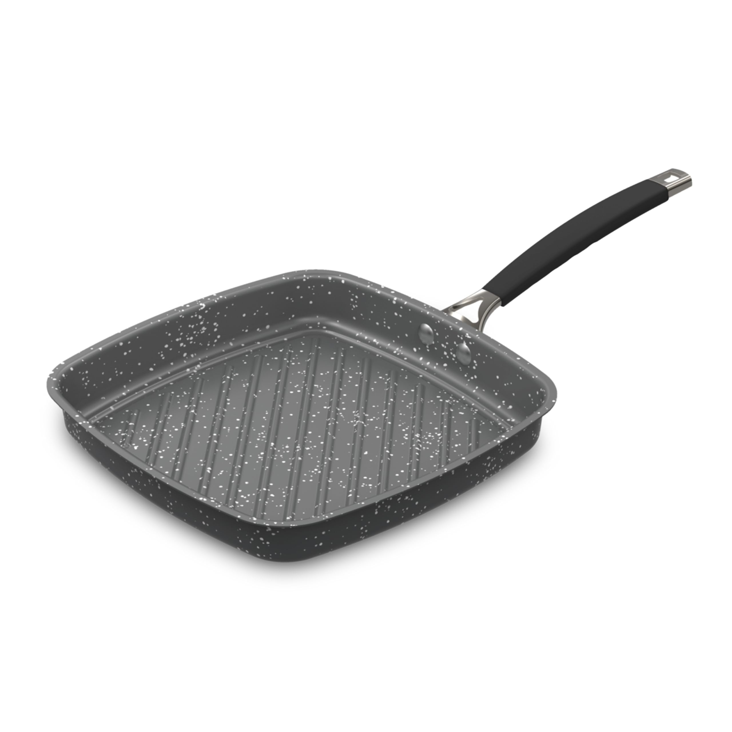 Nordic Ware Verde Aluminized Steel Cookware with Ceramic Coating, Searing Grill Pan 10-Inch