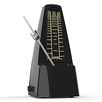 Mechanical Metronome Black Universal Metronome for Piano Guitar Violin Drums and Other Instruments Standard Loud Sound
