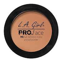 L.A. Girl PRO Face Powder - Warm Caramel, LAX-GPP612, 0.25 Ounce (LAX-GPP612-B)