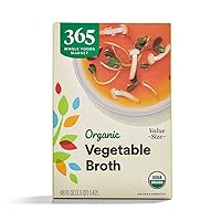 365 by Whole Foods Market, Organic Vegetable Broth, 48 Fl Oz