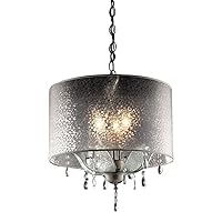 OK-5128h 25-Inch Petal Crystal Ceiling Lamp