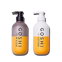 GOSHI Super Vitamin Body Wash and Body Lotion Bath Set for Men and Women - pH-Balanced Moisturizing Body Wash and Lotion Set for All Skin Types