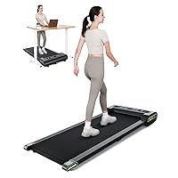 Walking Pad Treadmill Under Desk, 2 in 1Treadmill for Home with Bluetooth, up to 3.8 MPH Speed, Jogging Walking Small Space Home Fitness Treadmill