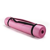 Brybelly 8mm Thick Professional Yoga Mat with Non Stick Ridges - Choose Color!