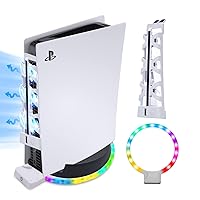 PS5 LED Light, PS5 LED Cooling Fan and PS5 LED Light Stand
