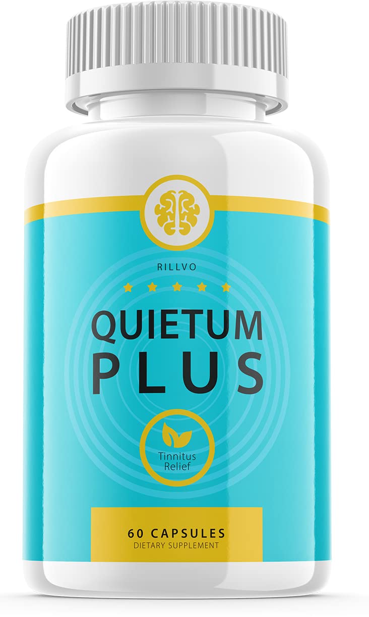 Quietum Plus Tinnitus Relief Support - Advanced Formula Quietum Reduce Ear Ringing Supplement (60 Capsules)