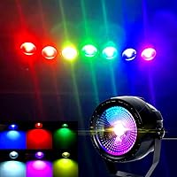 Black Lights,KOOT LED Par Stage Lighting with Glow,7 DMX Control Remote Control DJ Wash Light for Halloween Wedding Party Bar Club Disco Dance