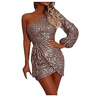 Women's Long Sleeved Hollowed Out Diamond Sexy Buttock Skirt Slimming Party Dress Plus Size Lace Cocktail Dress