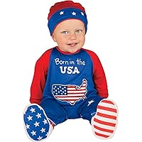 Rubie's Costume Baby's First Halloween Pint Size Patriot 1 Piece Hat and Booties